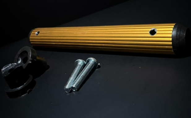 Jaladera Tubular Oro